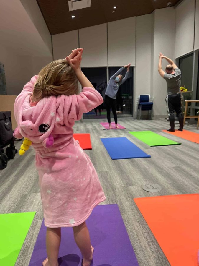 Image from Programs they love - Child doing yoga