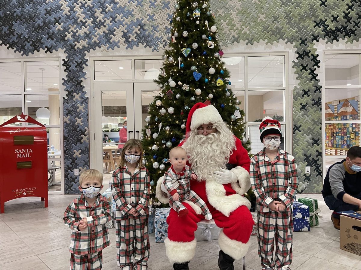 Image from Comfort and Joy - Santa with kids