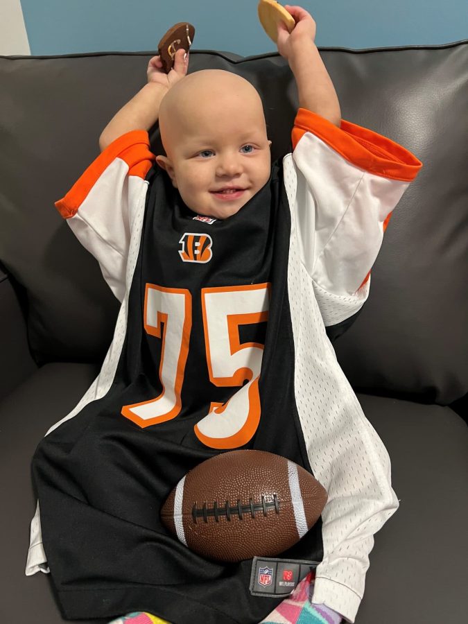 Image of Paisley with a Bengals shirt