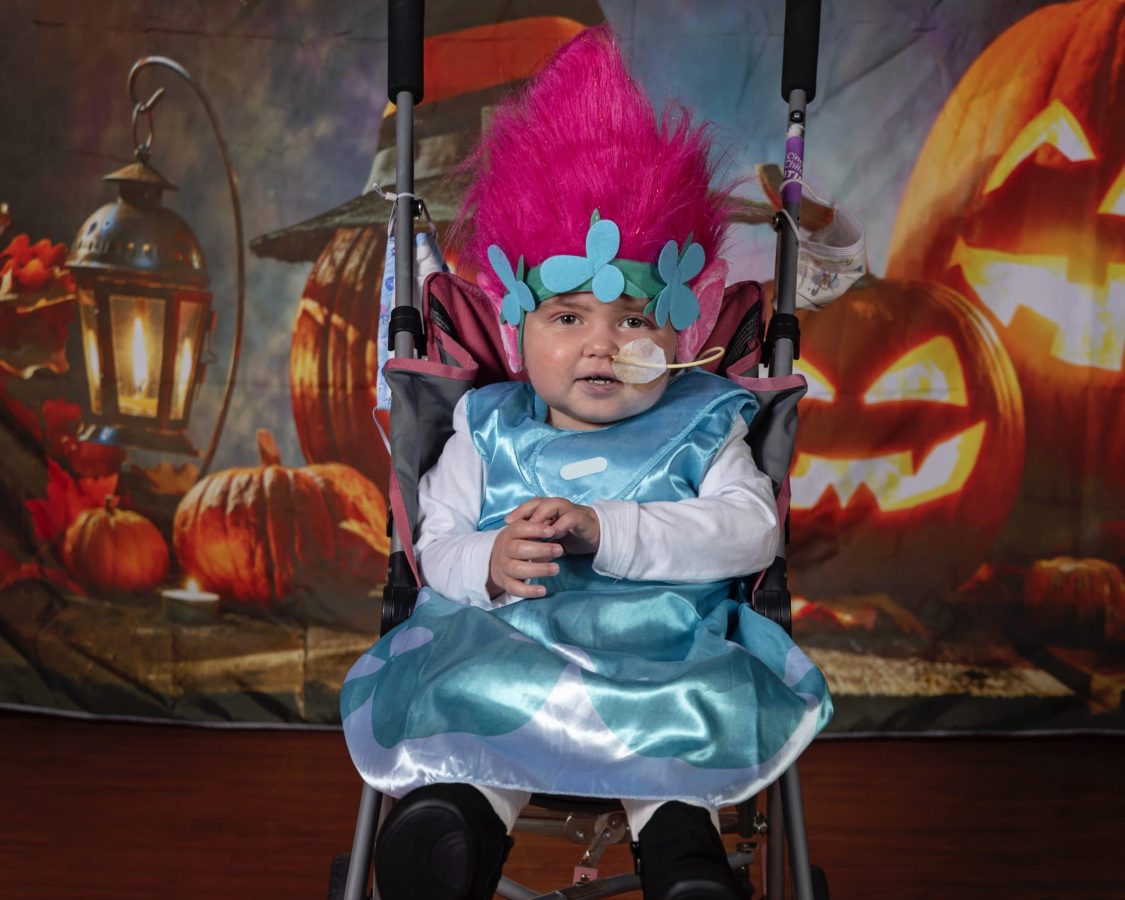 Image from Halloween in our House - A child in a troll costume