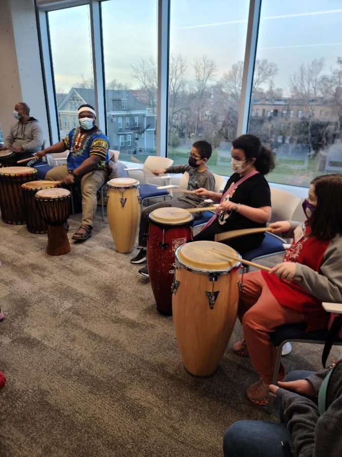 Image from Programs they love - Group drumming