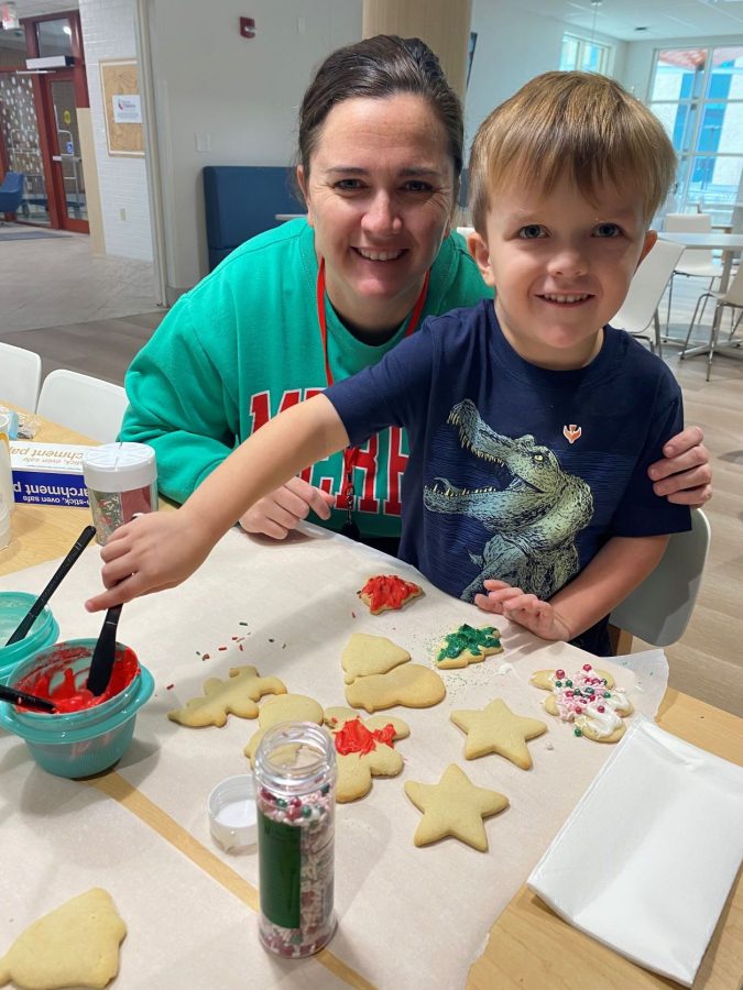 Image from Comfort and Joy - Mom and Son making cookies