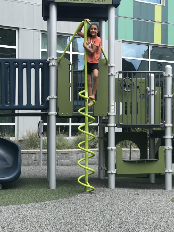 Image of Khloe in the playground