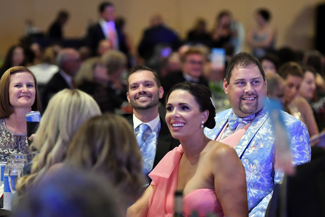 Attendees at the Ronald McDonald House of Greater Cincinnati's Red Tie Gala